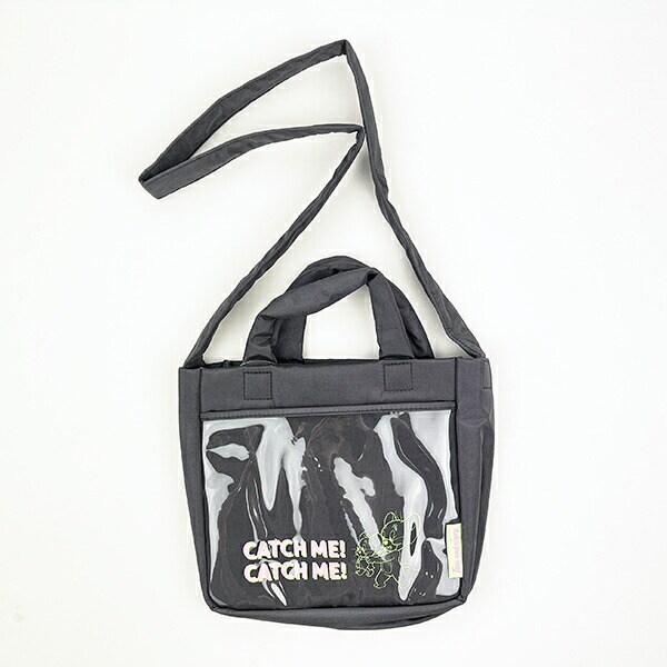 トムとジェリー ポケットショルダーバッグ ブラック