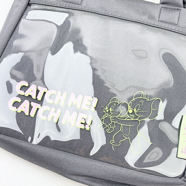 トムとジェリー ポケットショルダーバッグ ブラック