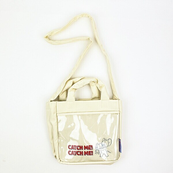 トムとジェリー ポケットショルダーバッグ アイボリー