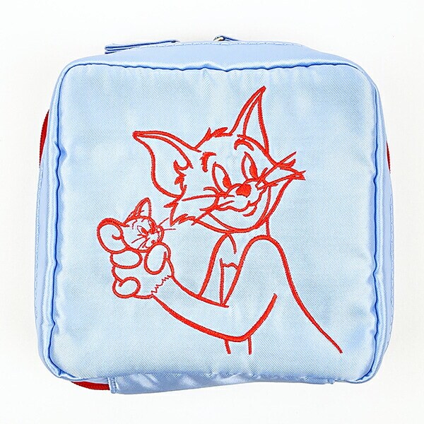 トムとジェリー パステルガジェットポーチ (ブルー)