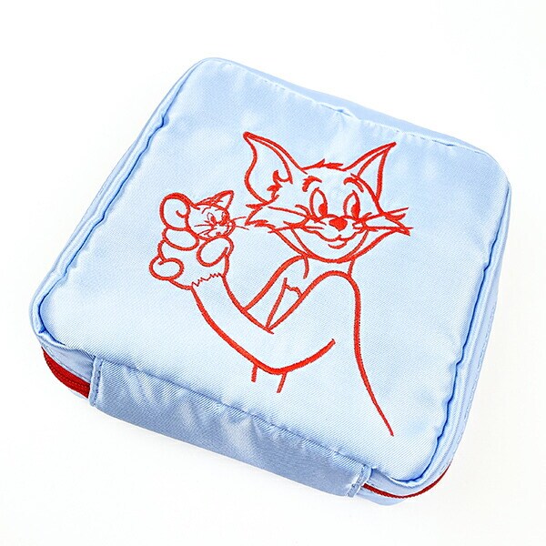 トムとジェリー パステルガジェットポーチ (ブルー)