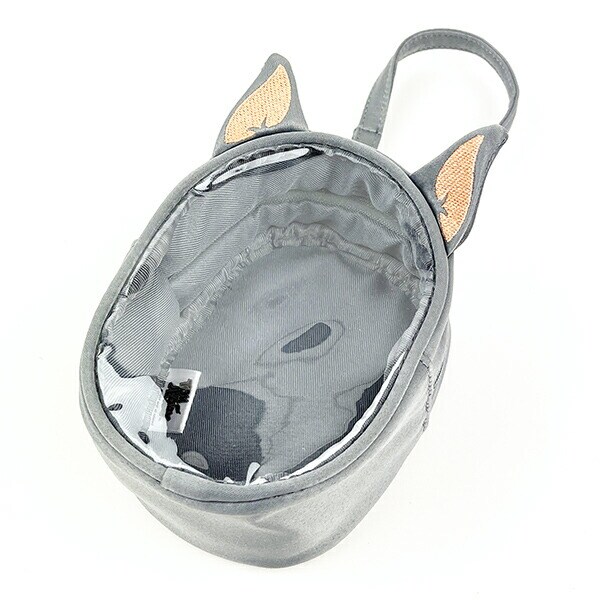 トムとジェリー トム 推し活 ぬいポーチ (グレー)