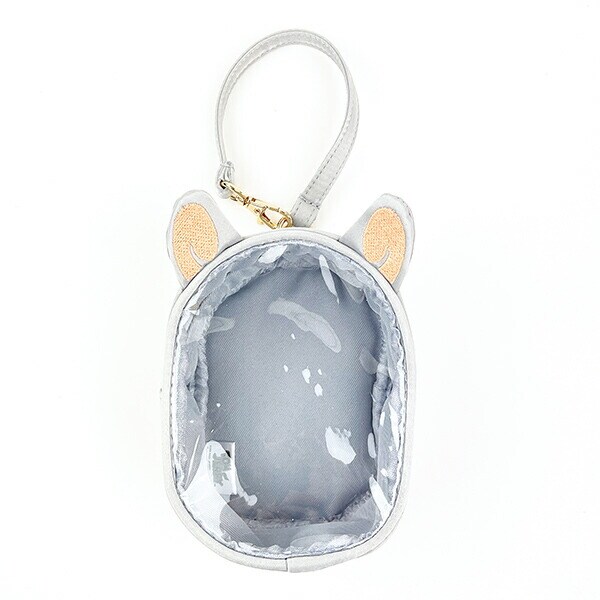 トムとジェリー タフィー 推し活 ぬいポーチ (グレー)