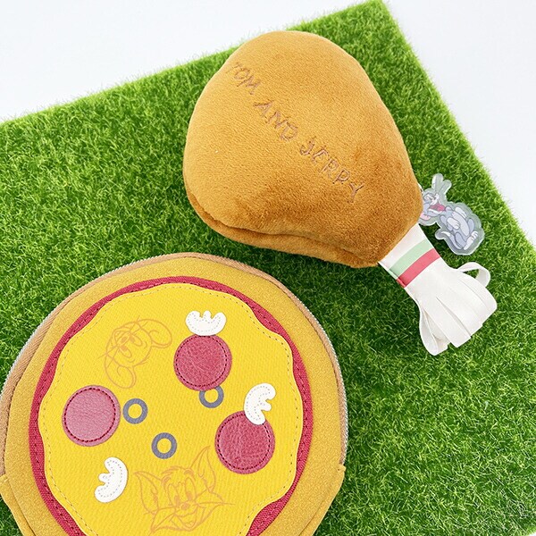 トムとジェリー パーティーピザポーチ ブラウン