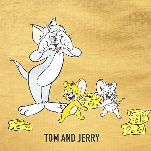 トムとジェリー トートバッグ ベージュ