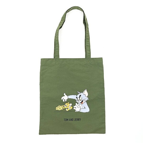 トムとジェリー トートバッグ カーキー