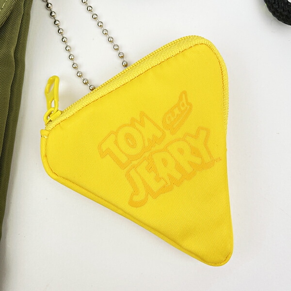 トムとジェリー フーディー ミニ ショルダーバッグ (カーキ)