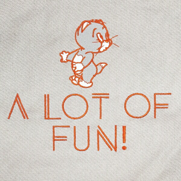 トムとジェリー ロックステッチトートバッグ(ブラウン) トムジェリ