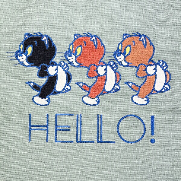 トムとジェリー ロックステッチトートバッグ(グリーン) トムジェリ