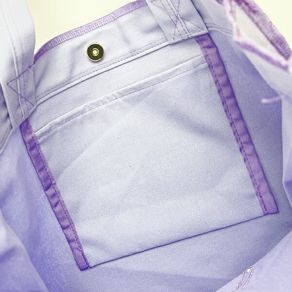 トムとジェリー ロックステッチトートバッグ(パープル) トムジェリ