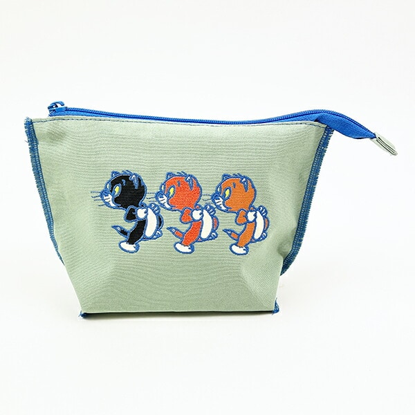 トムとジェリー ロックステッチポーチ(グリーン) トムジェリ