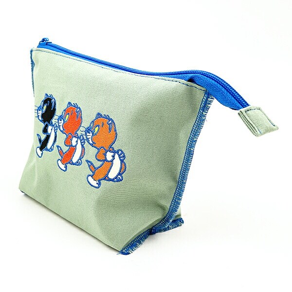 トムとジェリー ロックステッチポーチ(グリーン) トムジェリ