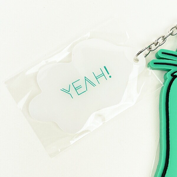 トムとジェリー ビッグラバーチャーム(グリーン) キーホルダー トムジェリ