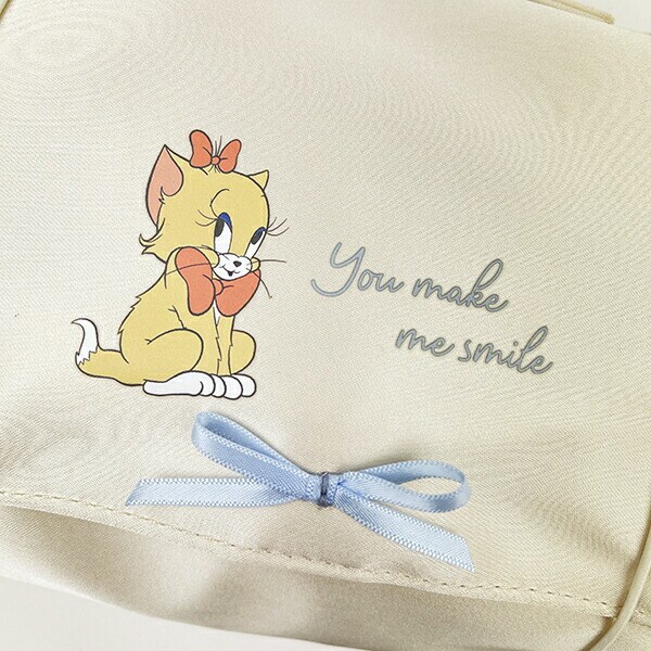 トムとジェリー トゥーツ ガールズトラベルコスメポーチ (アイボリー) ガールズシリーズ