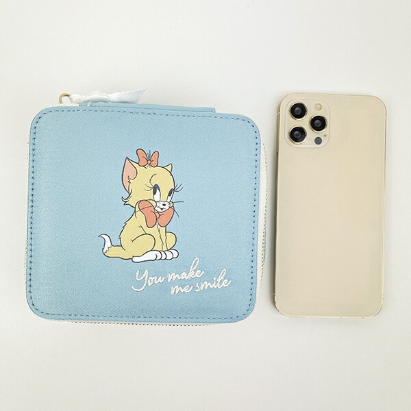 トムとジェリー トゥーツ ガールズスクエアポーチ (ブルー) ガールズシリーズ