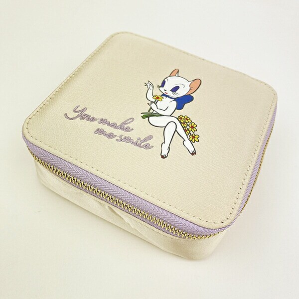 トムとジェリー トゥードルス ガールズスクエアポーチ (アイボリー) ガールズシリーズ