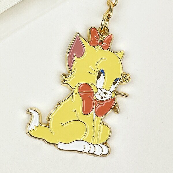 トムとジェリー トゥーツ ガールズリボンチャーム (ホワイト) ガールズシリーズ