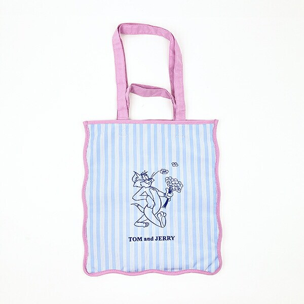 トムとジェリー ストライブなみなみトートバッグ(ブルー) トムジェリ