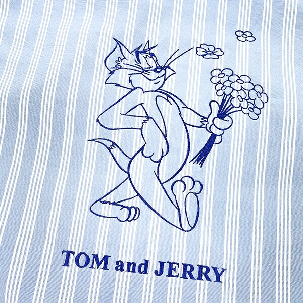トムとジェリー ストライブなみなみトートバッグ(ブルー) トムジェリ