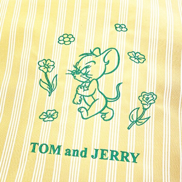トムとジェリー ストライブなみなみトートバッグ(オレンジ) トムジェリ