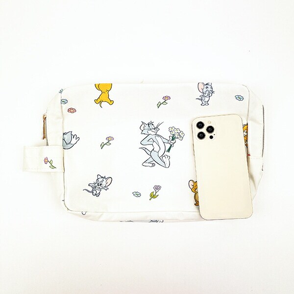 トムとジェリー ストライブトラベルポーチ(ブルー) トムジェリ