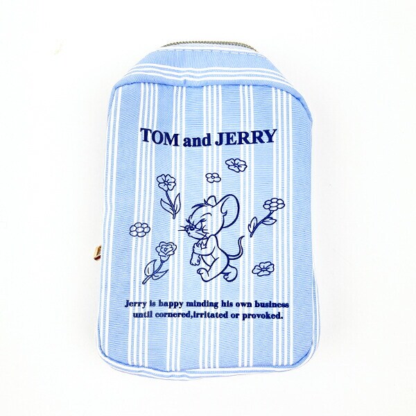 トムとジェリー ストライブトラベルポーチ(ブルー) トムジェリ