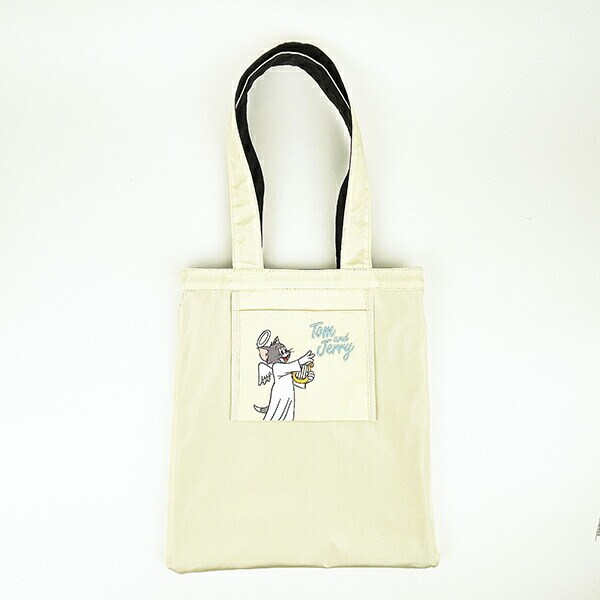 トムとジェリー トム 天使と悪魔 リバーシブルトートバッグ