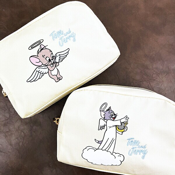 トムとジェリー ジェリー 天使と悪魔 リバーシブルポーチ