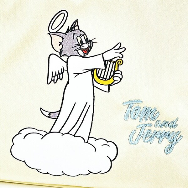 トムとジェリー トム 天使と悪魔 リバーシブルポーチ