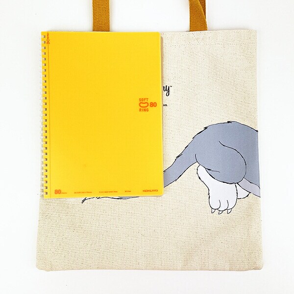 トムとジェリー レトロアート キャンバストートバッグ オレンジ トムジェリ