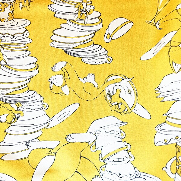 トムとジェリー レトロアート キャンバストートバッグ オレンジ トムジェリ