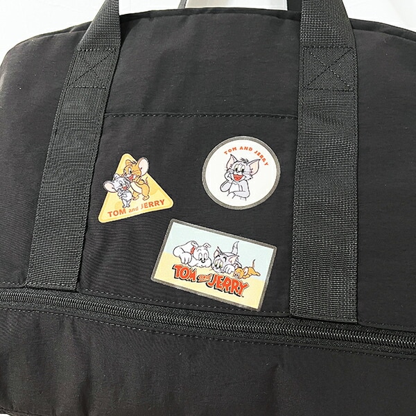 トムとジェリー トラベルセパレートボストンバッグ ブラック トムジェリ