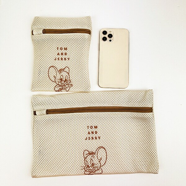 トムとジェリー トラベルポーチセット (ブラック) 旅行