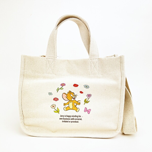 トムとジェリー ジェリー フラワーランチバッグ トムジェリ