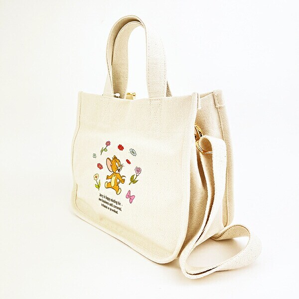 トムとジェリー ジェリー フラワーランチバッグ トムジェリ