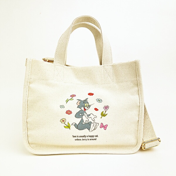 トムとジェリー トム フラワーランチバッグ トムジェリ