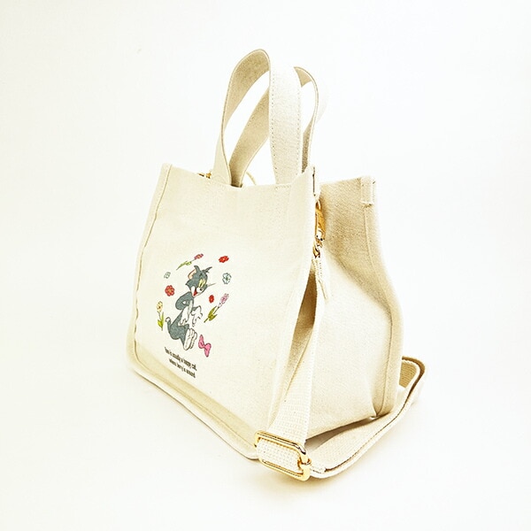 トムとジェリー トム フラワーランチバッグ トムジェリ