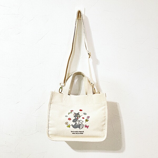 トムとジェリー トム フラワーランチバッグ トムジェリ