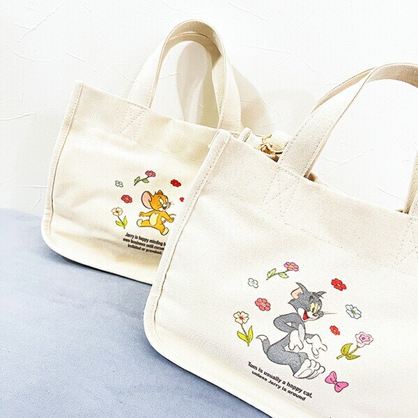 トムとジェリー トム フラワーランチバッグ トムジェリ