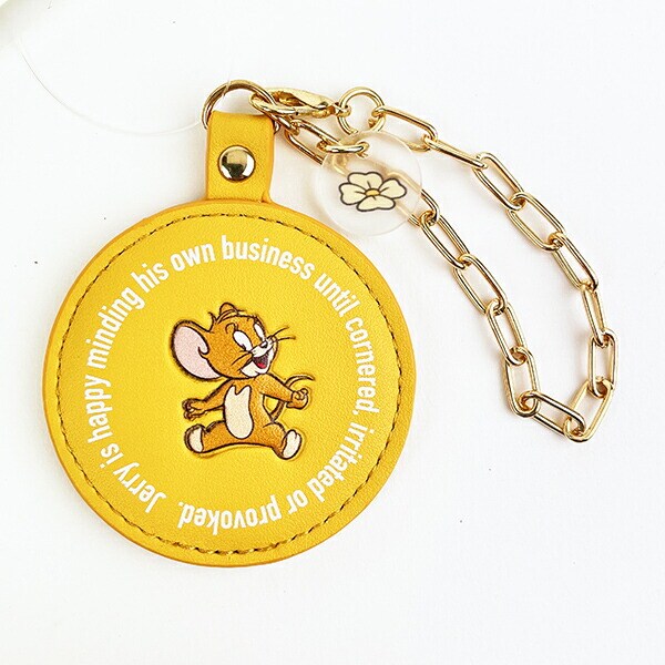 トムとジェリー ジェリー フラワーミラーチャーム キーホルダー