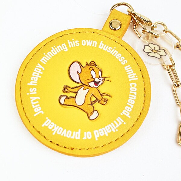 トムとジェリー ジェリー フラワーミラーチャーム キーホルダー