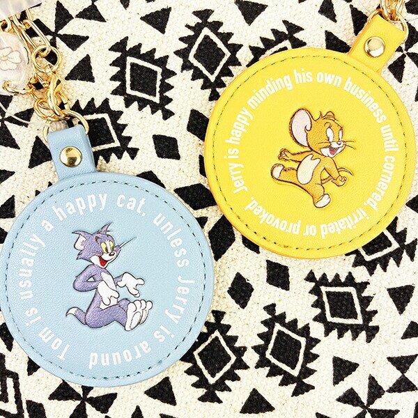 トムとジェリー ジェリー フラワーミラーチャーム キーホルダー