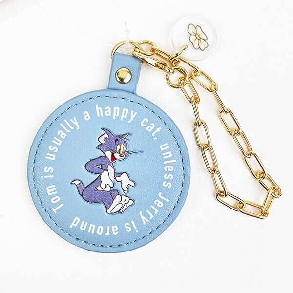 トムとジェリー トム フラワーミラーチャーム キーホルダー