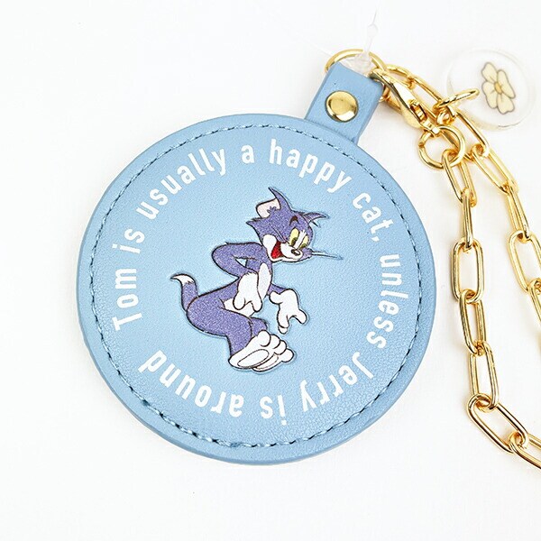 トムとジェリー トム フラワーミラーチャーム キーホルダー