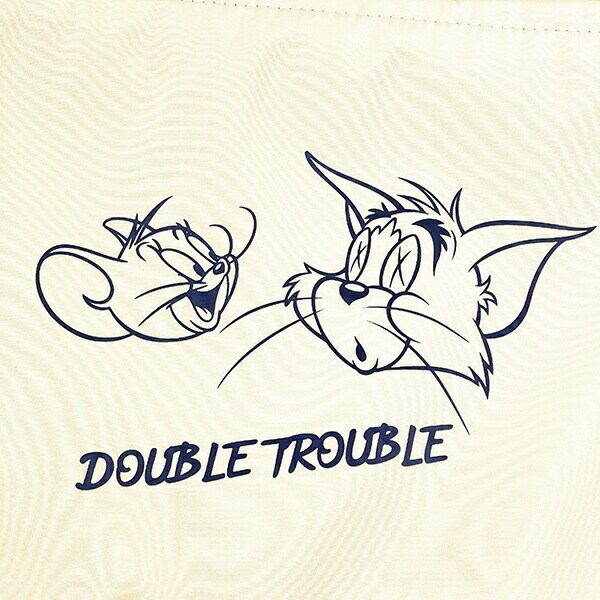 トムとジェリー スポーティーナップザック バッグ (アイボリー)