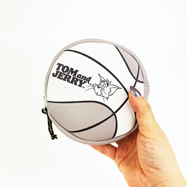 トムとジェリー バスケットボールポーチ グレー トムジェリ