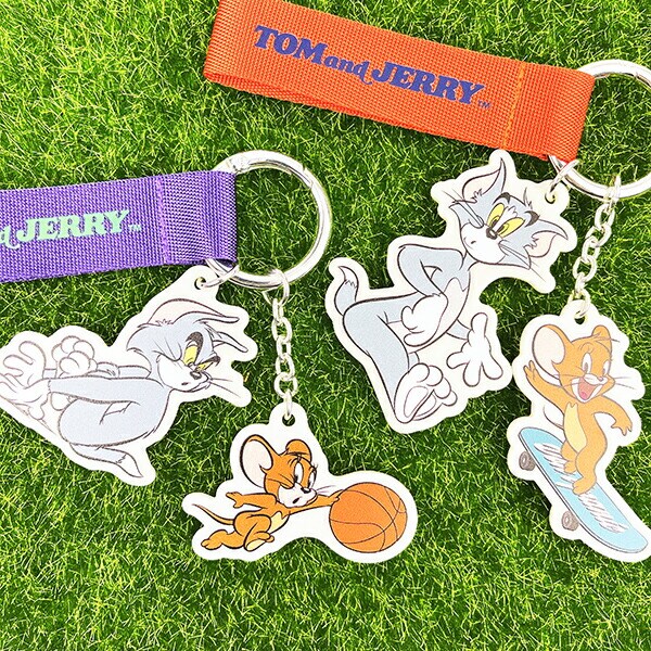 トムとジェリー スポーティーチャーム キーホルダー