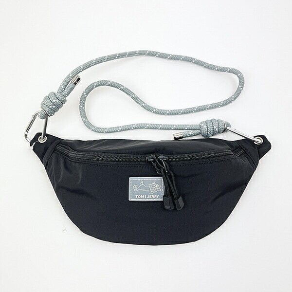トムとジェリー トム カラーボディバッグ ブラック ウエストポーチ 推し活 トムジェリ
