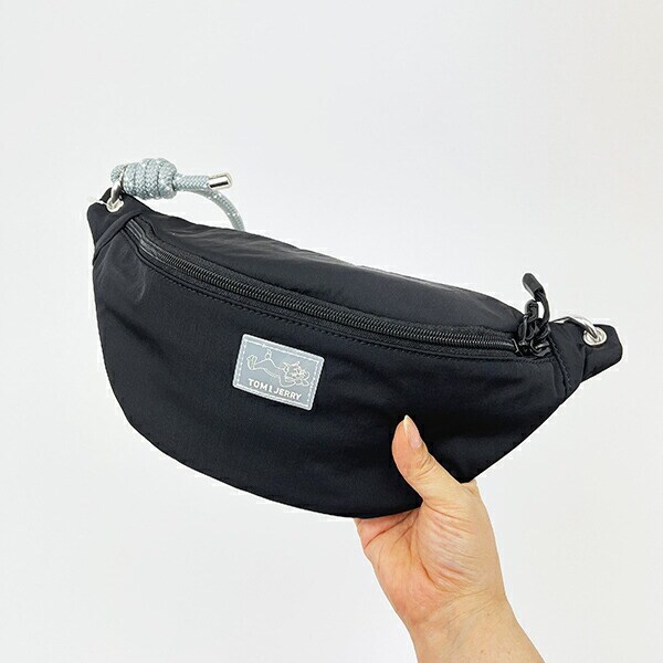 トムとジェリー トム カラーボディバッグ ブラック ウエストポーチ 推し活 トムジェリ