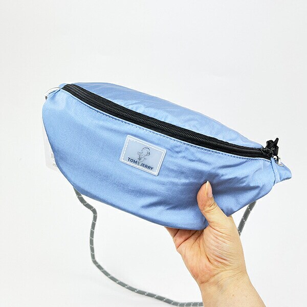 トムとジェリー トプシー カラーボディバッグ ブルー ウエストポーチ 推し活 トムジェリ
